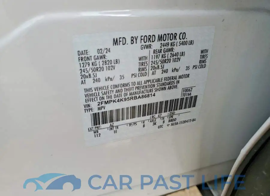 2FMPK4K95RBA86814# 12