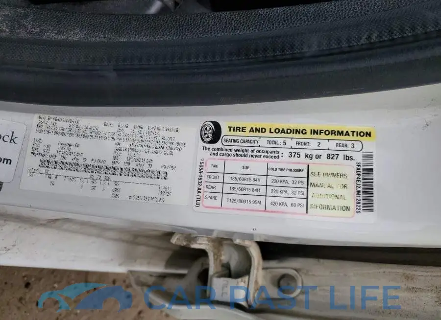3FADP4EJ2JM128220# 12
