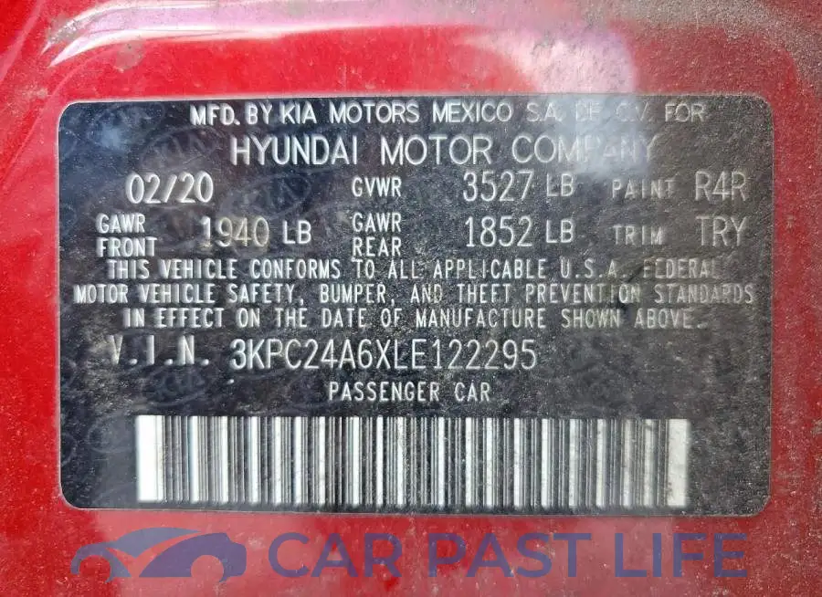 3KPC24A6XLE122295# 13