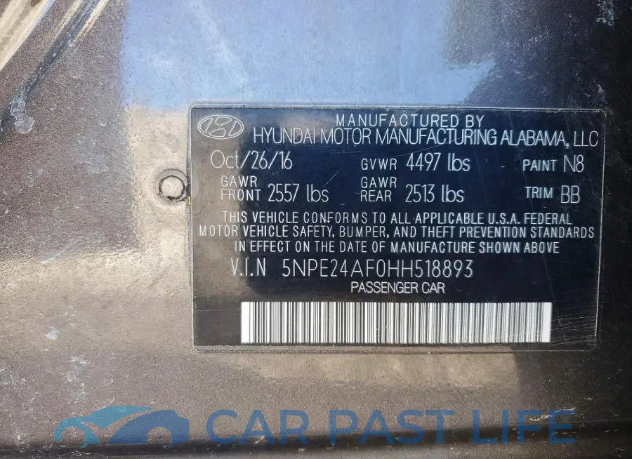 5NPE24AF0HH518893# 13