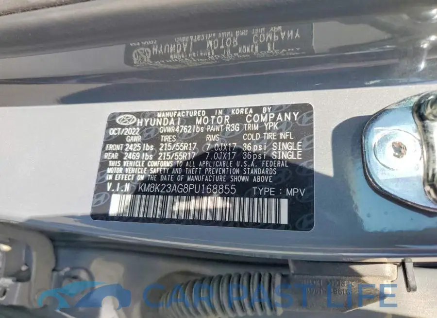 KM8K23AG8PU168855# 13