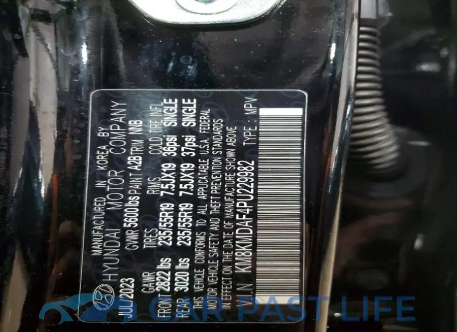 KM8KMDAF4PU229982# 13