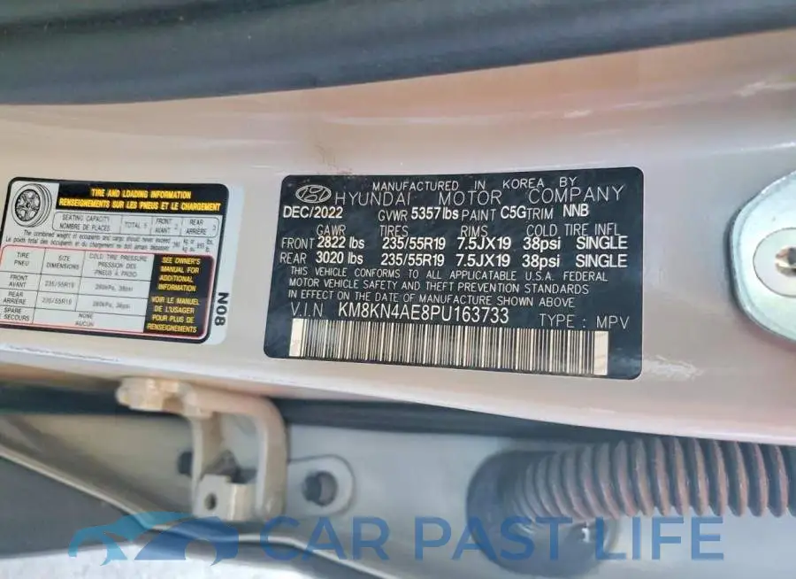 KM8KN4AE8PU163733# 13