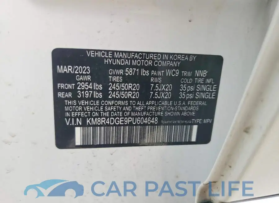 KM8R4DGE9PU604648# 14
