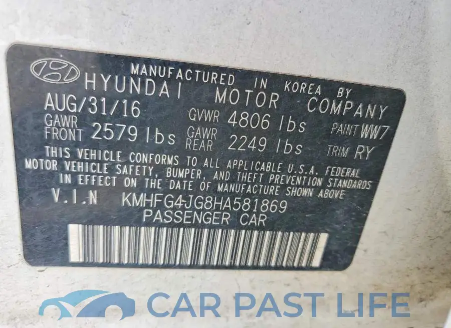 KMHFG4JG8HA581869# 12