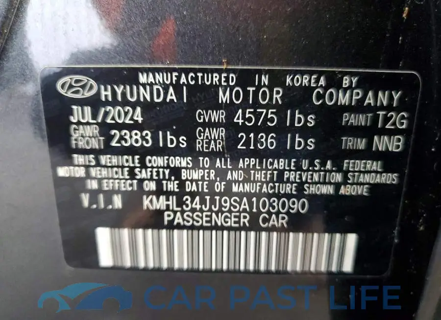 KMHL34JJ9SA103090# 12