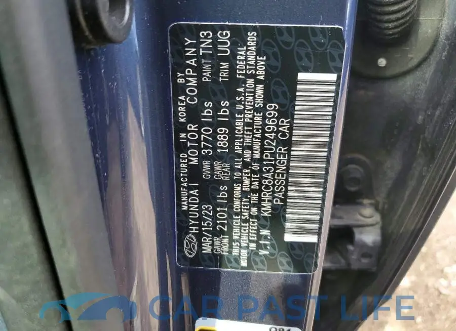KMHRC8A31PU249699# 12