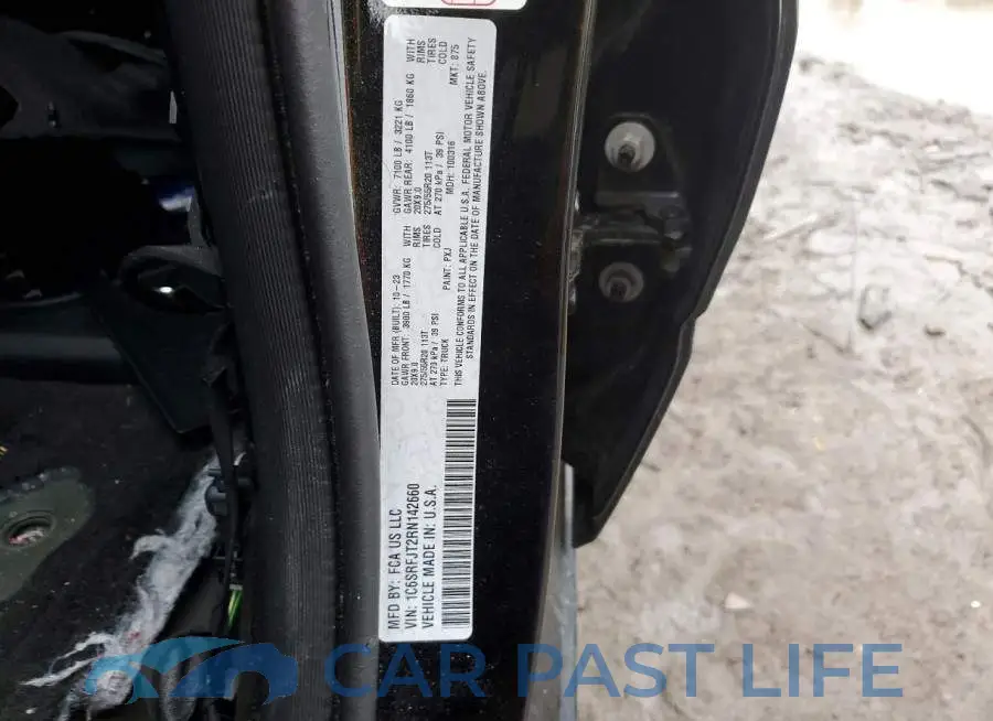 1C6SRFJT2RN142660# 12