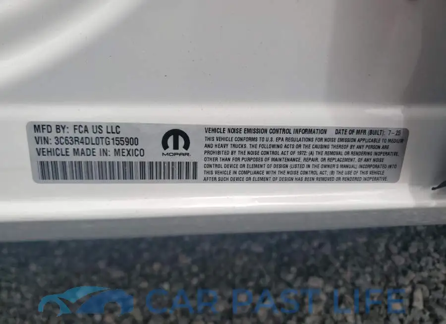 3C63R4DL0TG155900# 12