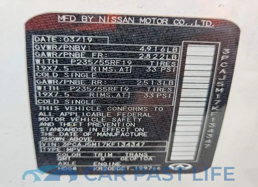 3PCAJ5M17KF134347# 14