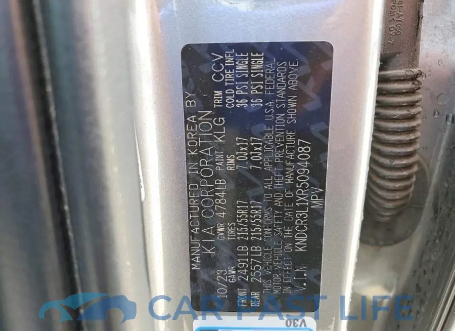 KNDCR3L1XR5094087# 12