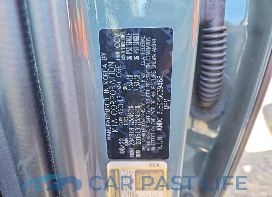 KNDCT3LE9P5039468# 13