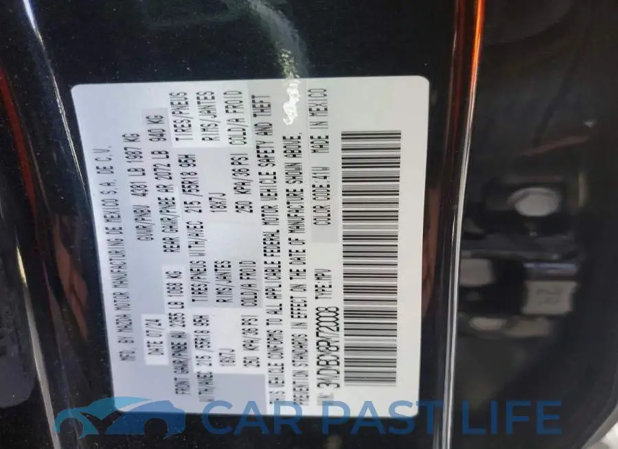 3MVDMBCM8RM720008# 13