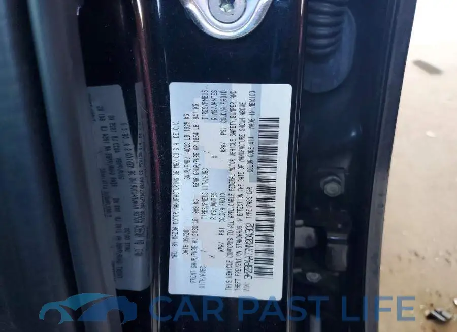 3MZBPAA77MM204302# 12