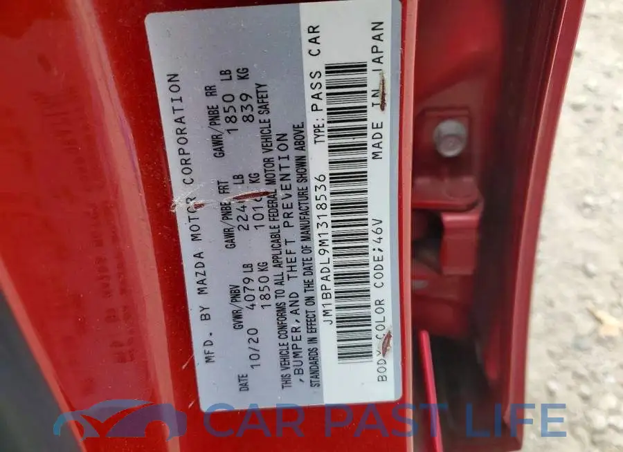 JM1BPADL9M1318536# 12