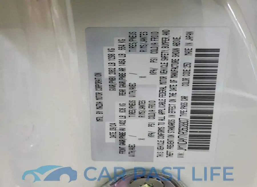 JM1NDAM7XR0608807# 13