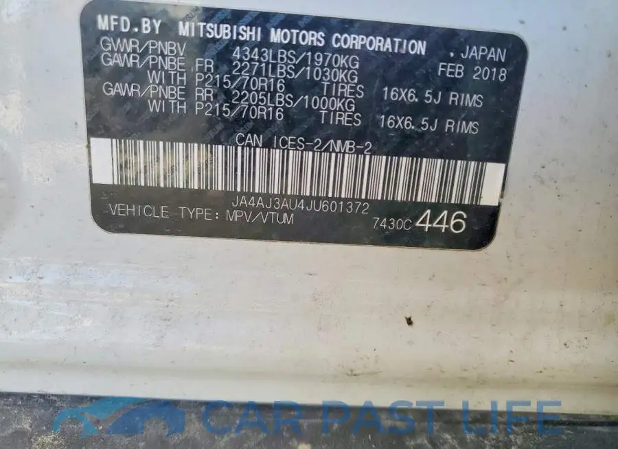 JA4AJ3AU4JU601372# 14