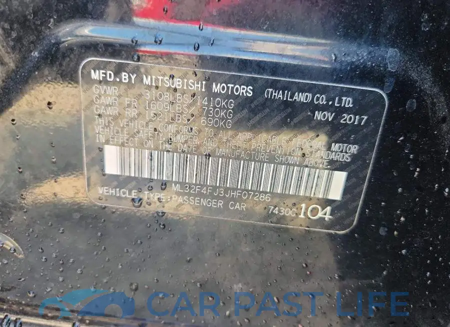 ML32F4FJ3JHF07286# 12