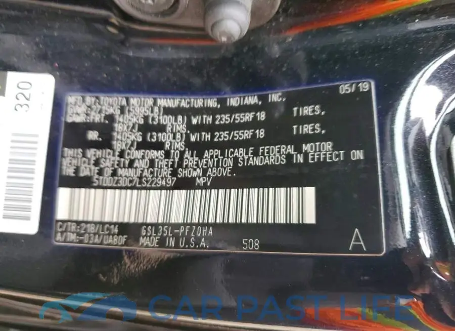 5TDDZ3DC7LS229497# 13