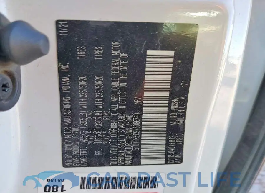 5TDXRKEC9NS086710# 14