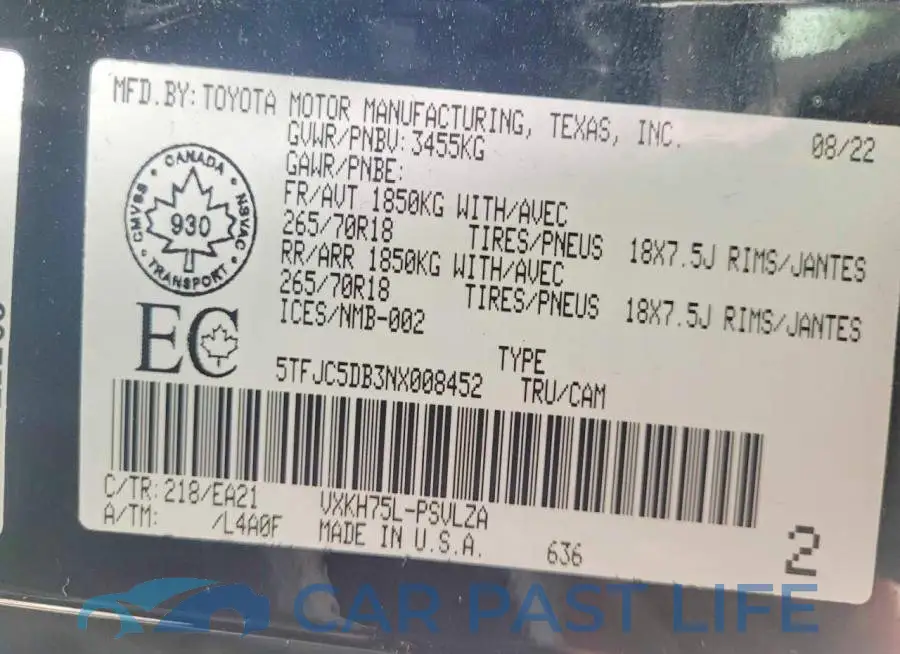 5TFJC5DB3NX008452# 10