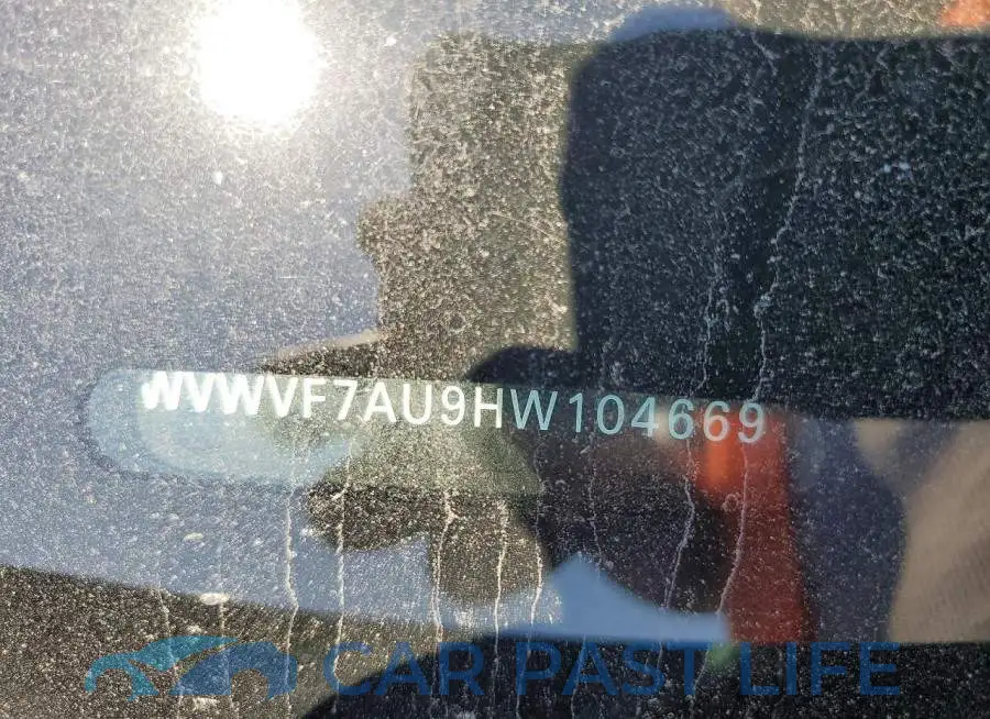 WVWVF7AU9HW104669# 12
