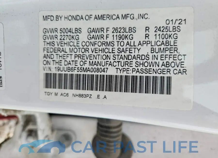 19UUB6F55MA008047# 13