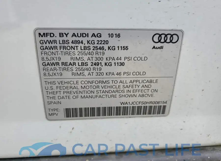WA1JCCFS0HR008154# 13