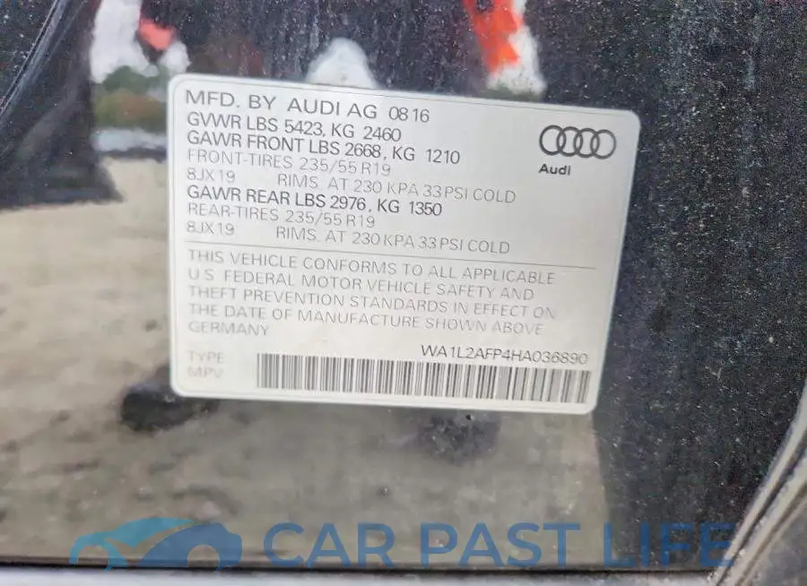 WA1L2AFP4HA036890# 13