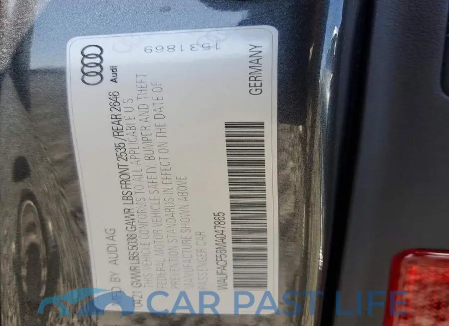 WAUFACF56MA047865# 12
