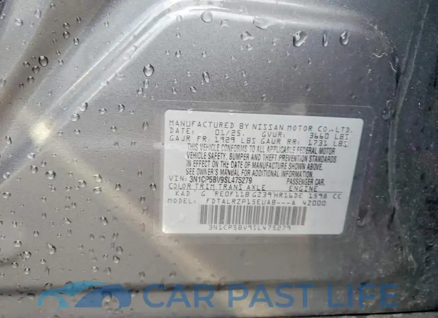 3N1CP5BV9SL475279# 13
