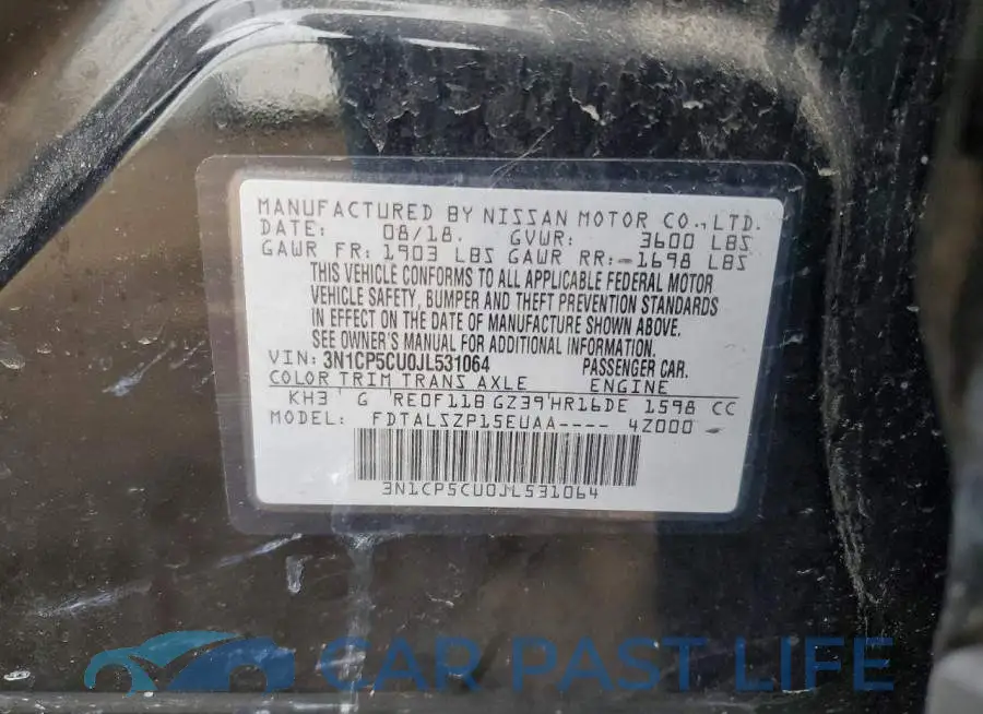 3N1CP5CU0JL531064# 12