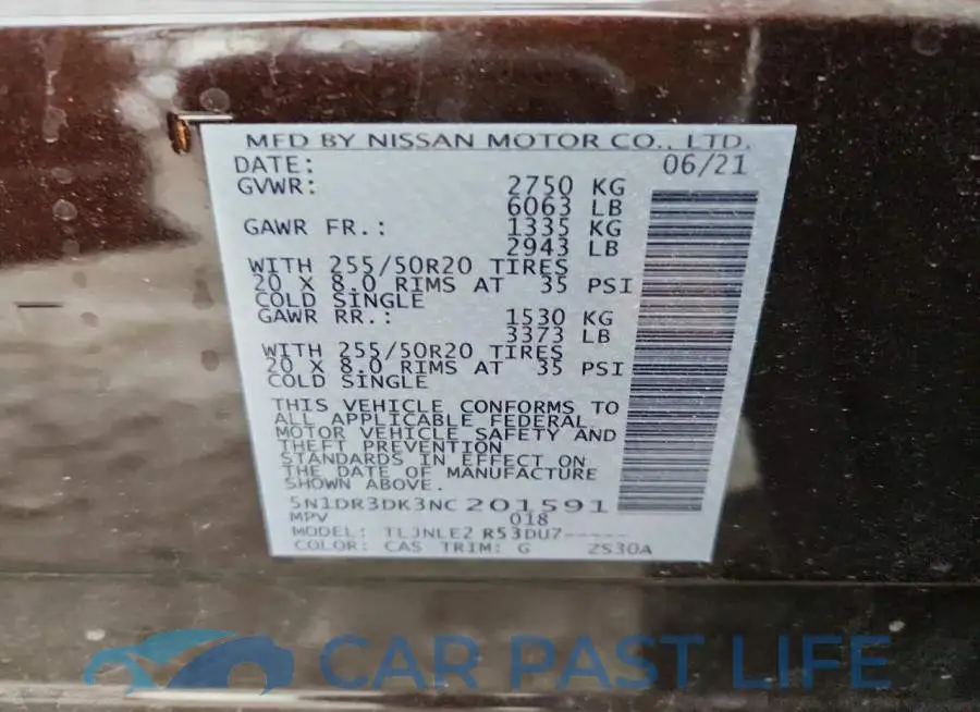 5N1DR3DK3NC201591# 13