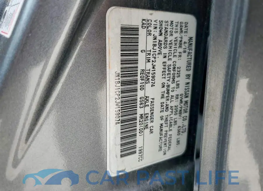 JN1BJ1CP2JW159074# 13