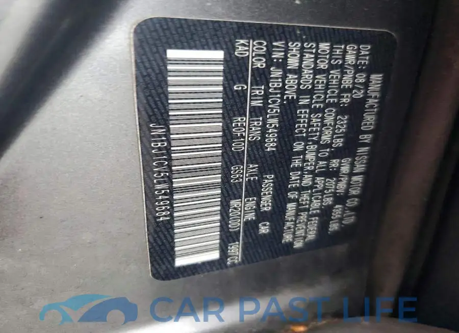 JN1BJ1CV5LW549684# 13