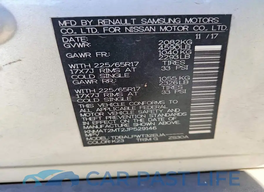 KNMAT2MT2JP529146# 13