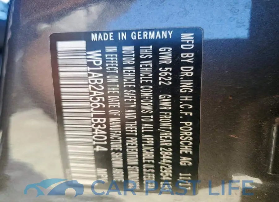 WP1AB2A56JLB34014# 12
