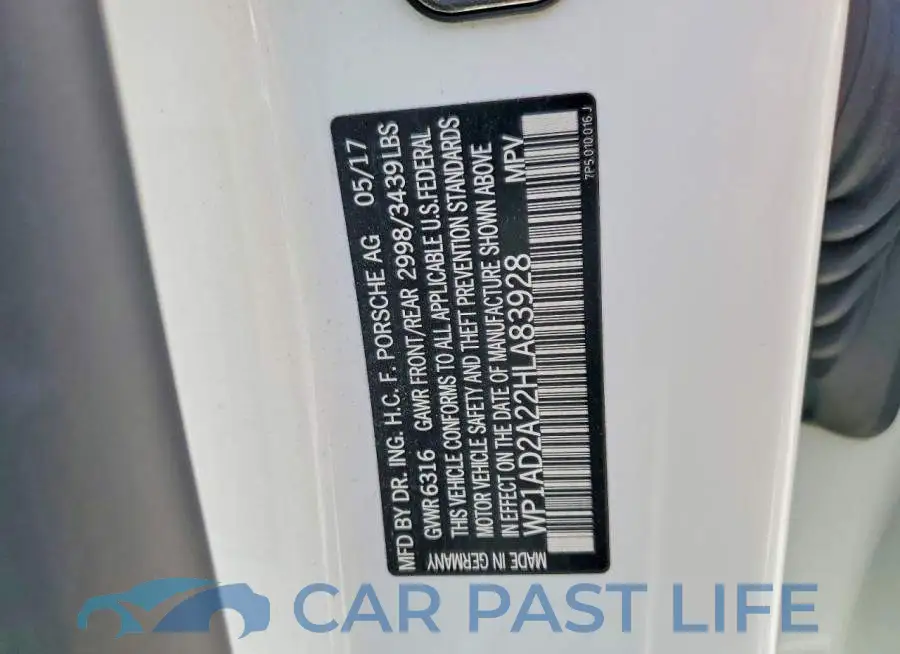 WP1AD2A22HLA83928# 12