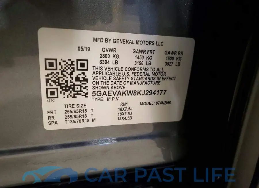 5GAEVAKW8KJ294177# 13