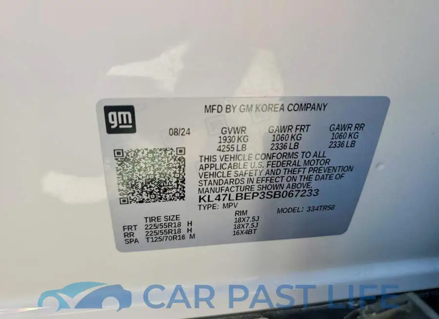 KL47LBEP3SB067233# 12