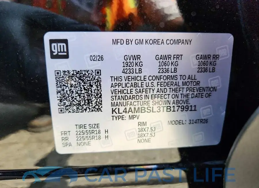 KL4AMBSL3TB179911# 13