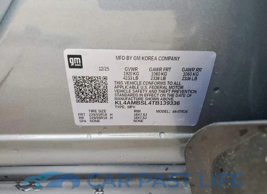 KL4AMBSL4TB139336# 13