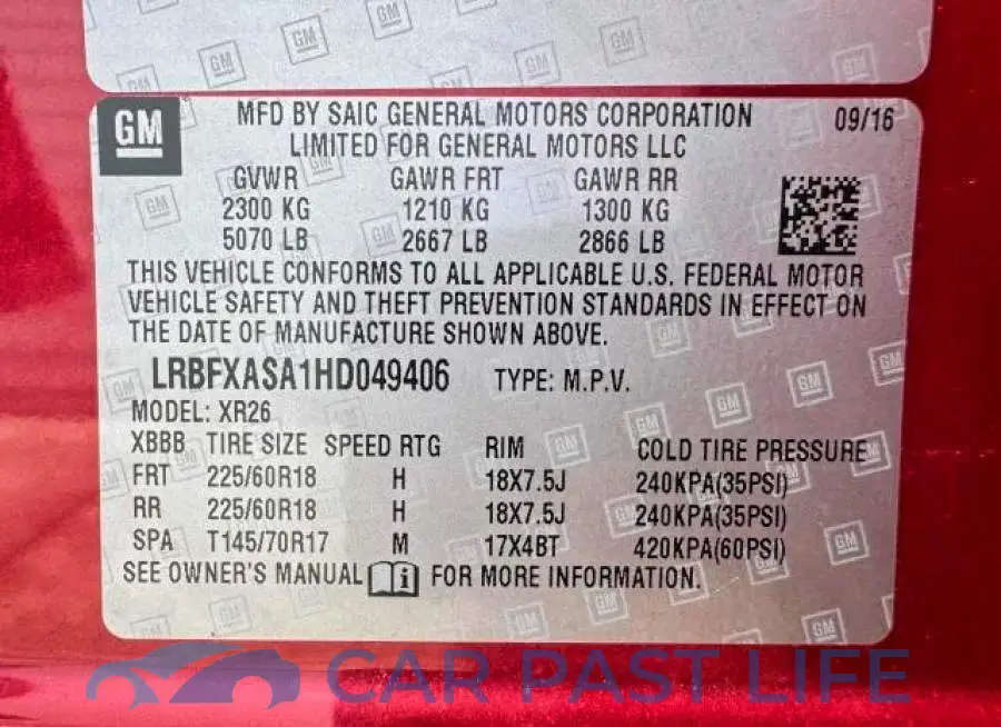 LRBFXASA1HD049406# 14
