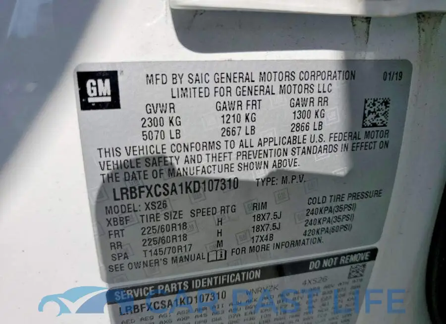 LRBFXCSA1KD107310# 13