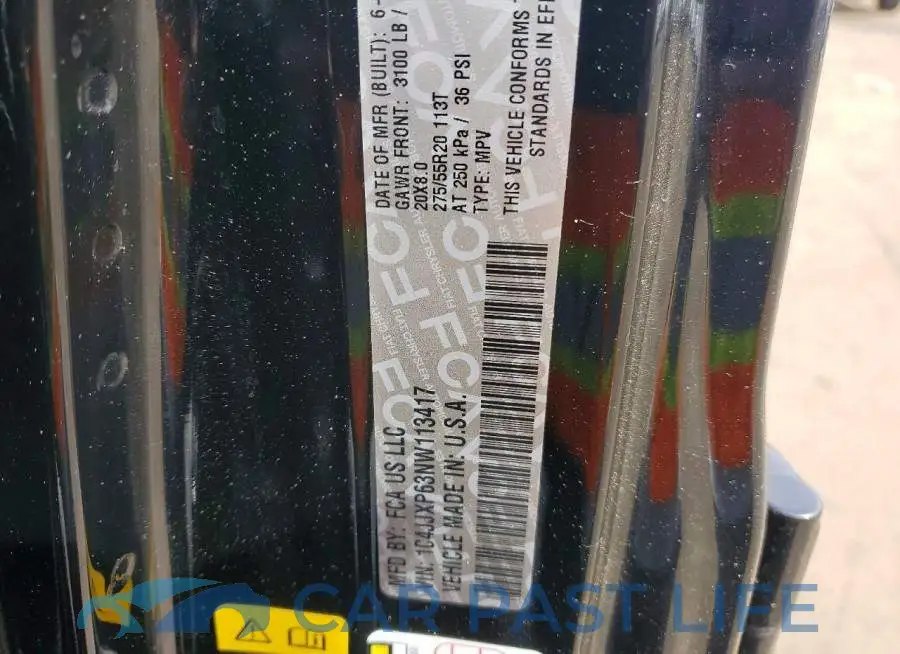 1C4JJXP63NW113417# 13
