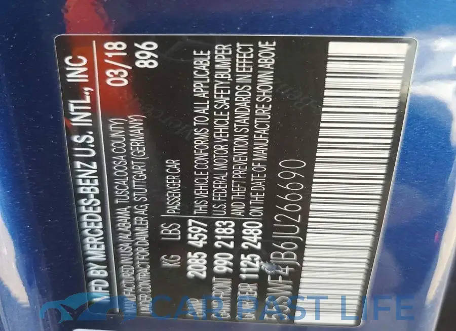 55SWF4JB6JU266690# 12