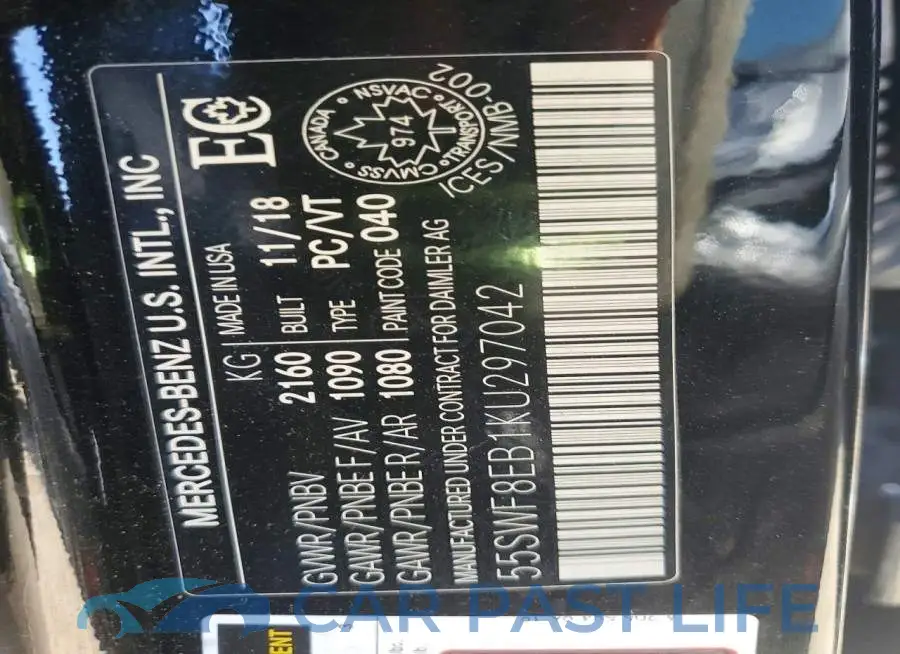55SWF8EB1KU297042# 13