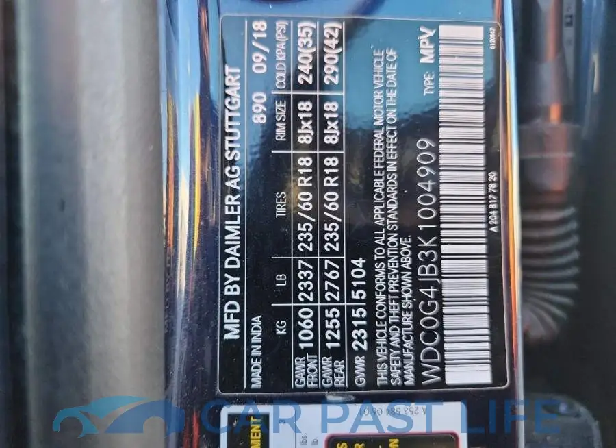 WDC0G4JB3K1004909# 14