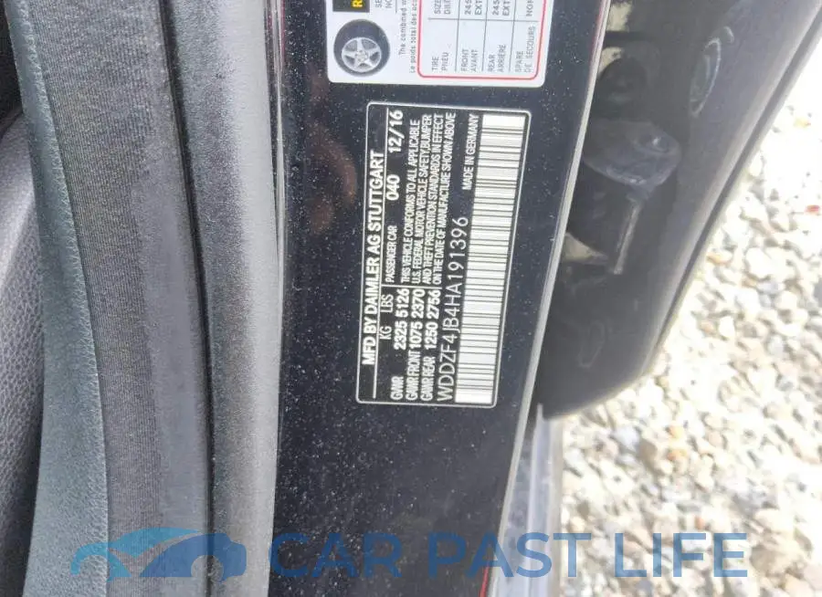 WDDZF4JB4HA191396# 12