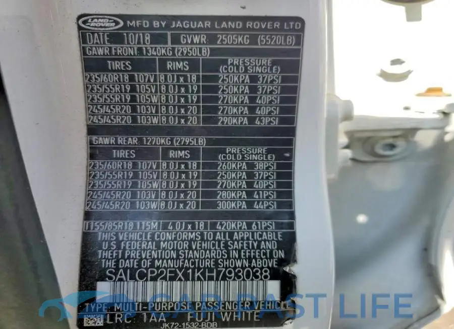 SALCP2FX1KH793038# 14
